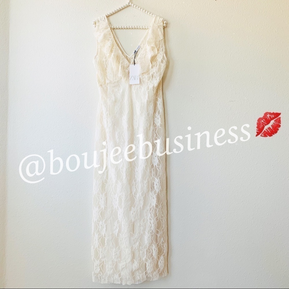 ZARA Lace Dress - Picture 3 of 8